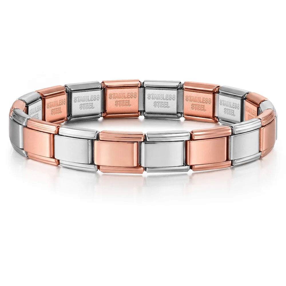 Adabilion Luxe Italian charm Bracelet Stainless steel