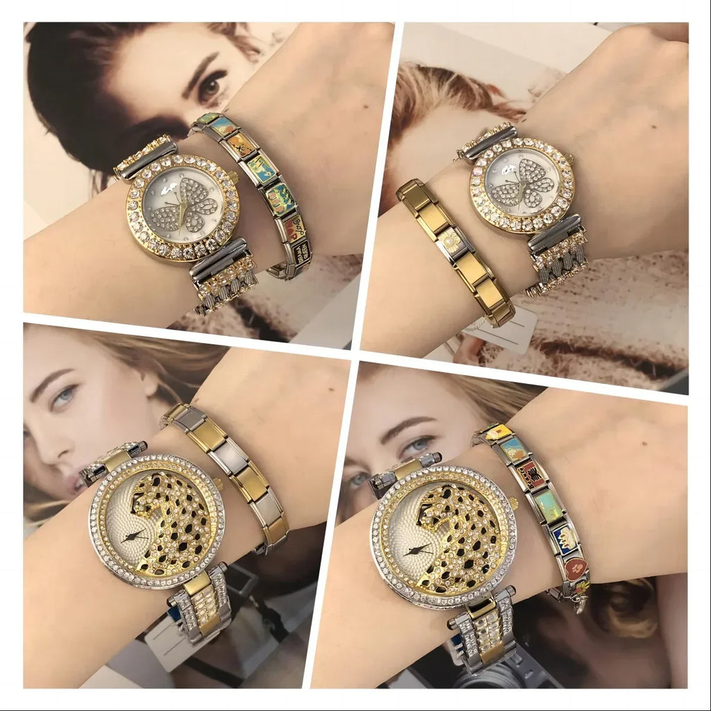 Adabilion Luxe Italian charm Bracelet Stainless steel