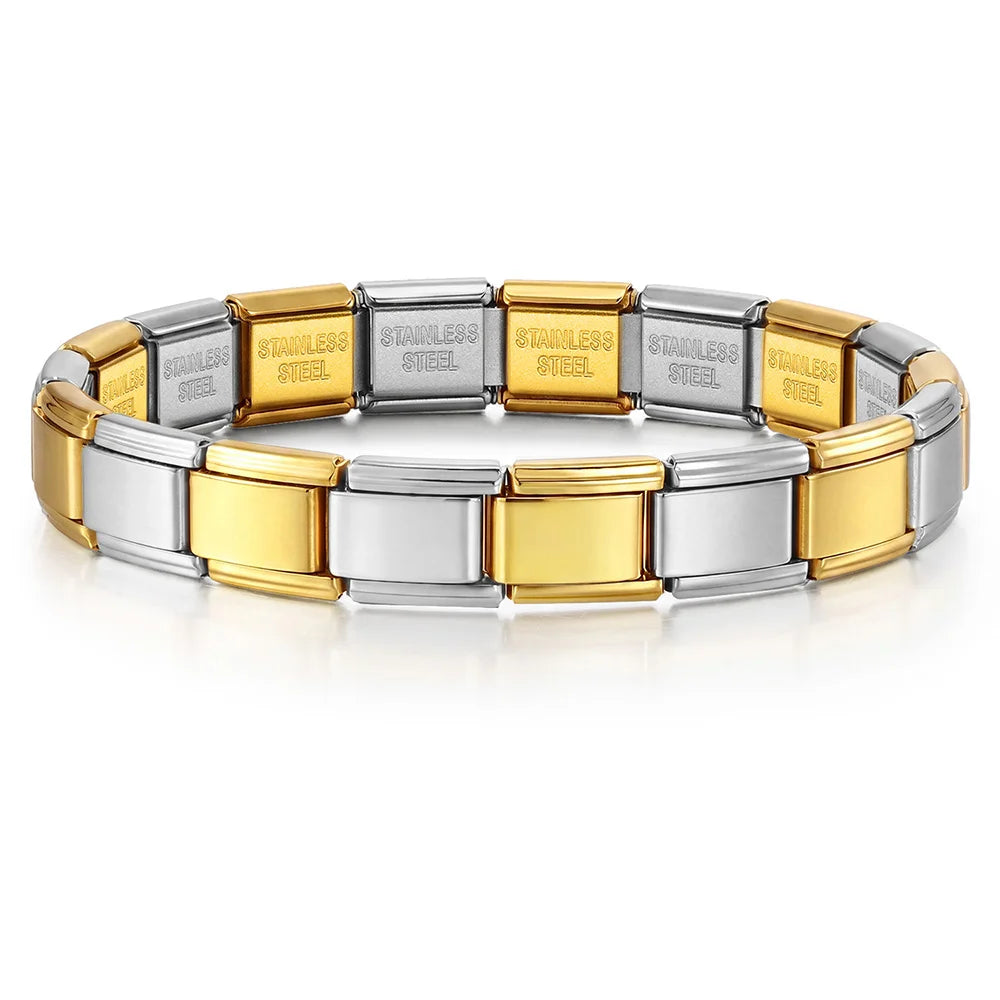 Adabilion Luxe Italian charm Bracelet Stainless steel